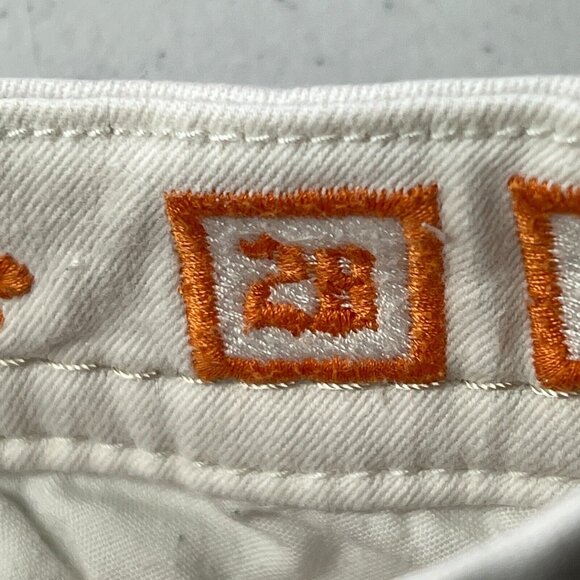 Rock Revival Hanaya Crop Jeans Womens 28 White Stretched Denim Ankle - Picture 7 of 13